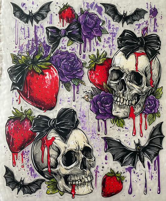 Spooky skull drip