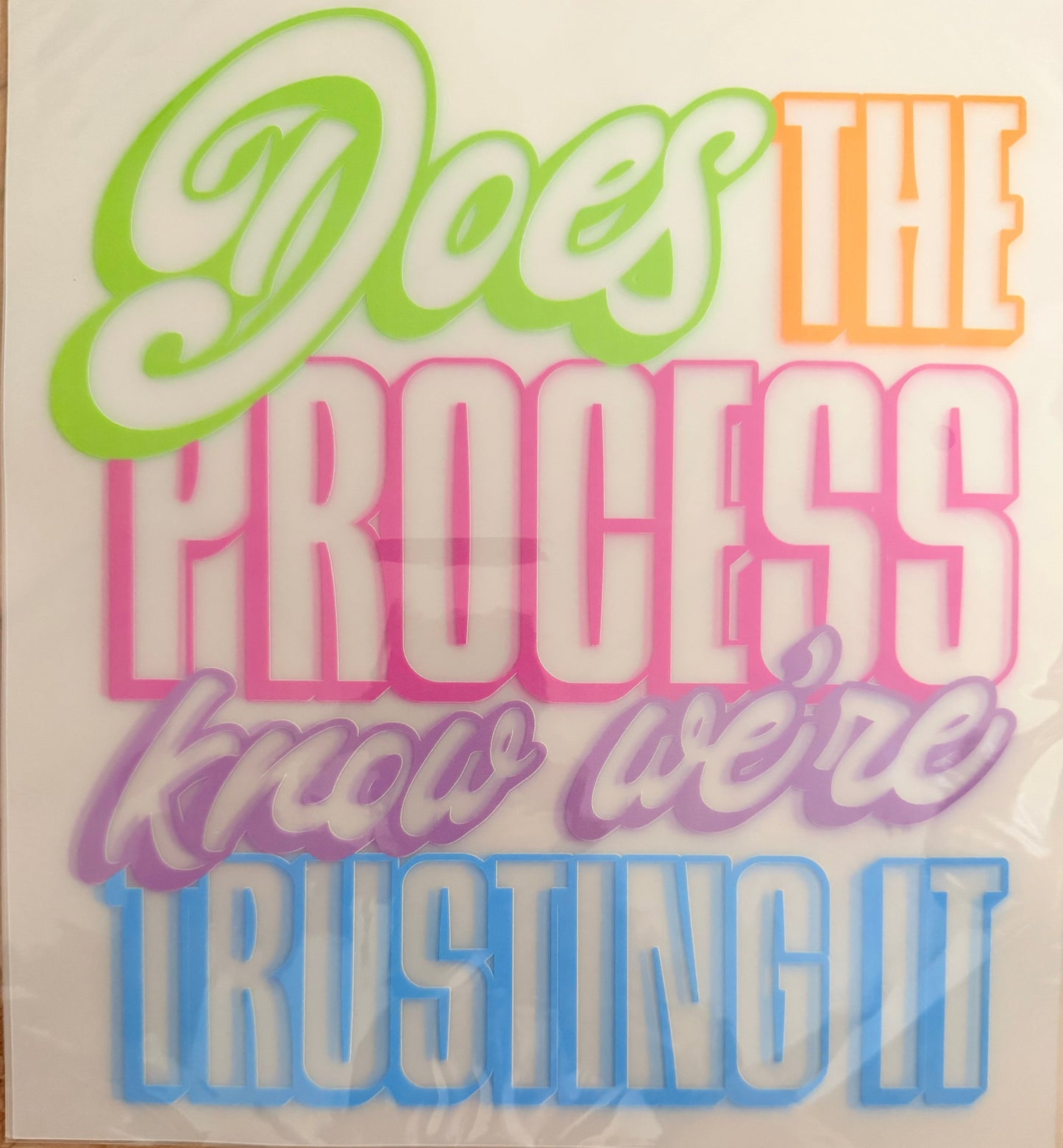 Does the process know