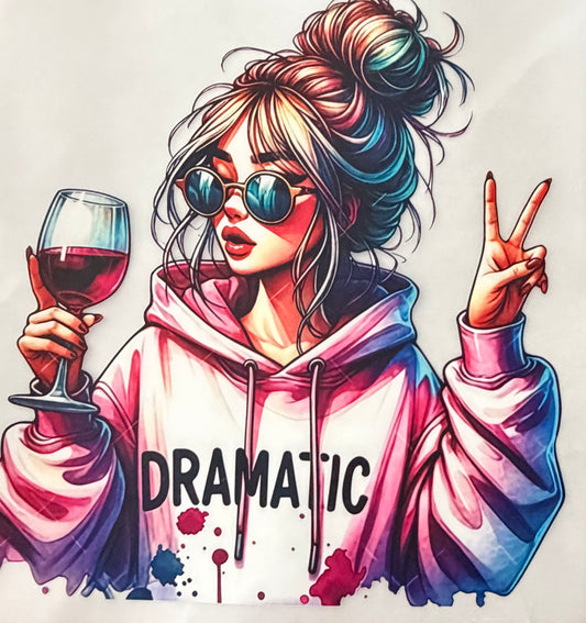 Dramatic girl