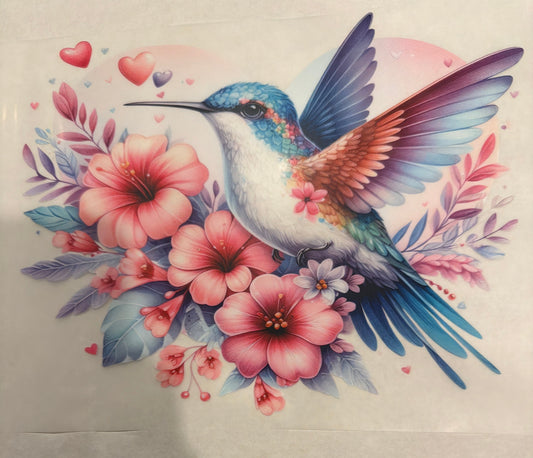 Floral hummingbird
