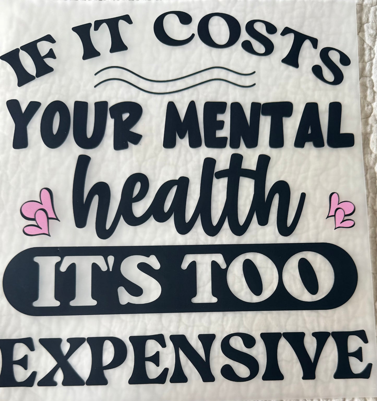 Too expensive