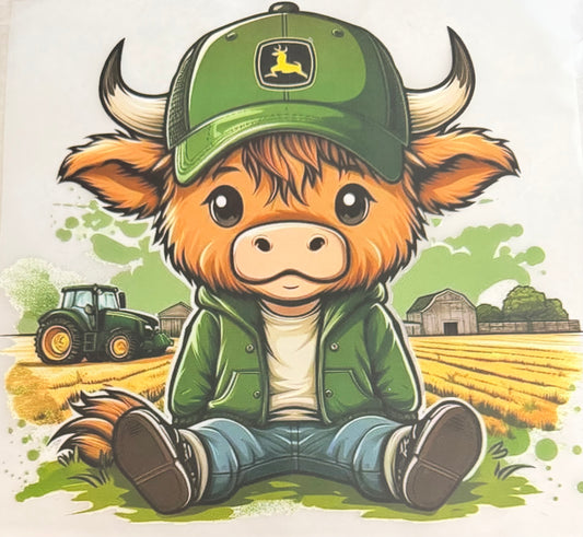 J Deere cow