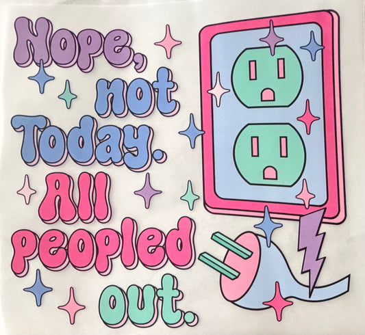 All peopled out