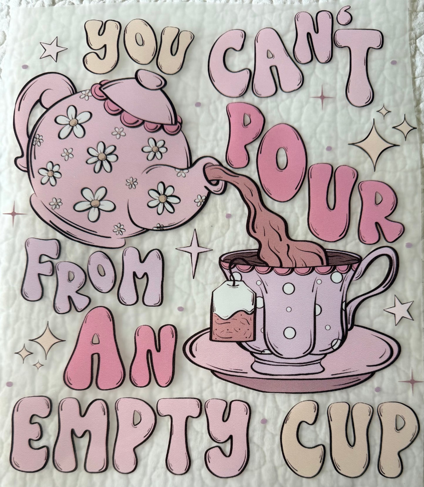 Can’t pour empty