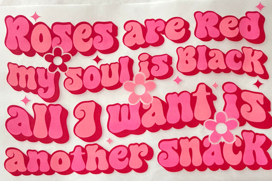 Roses are red