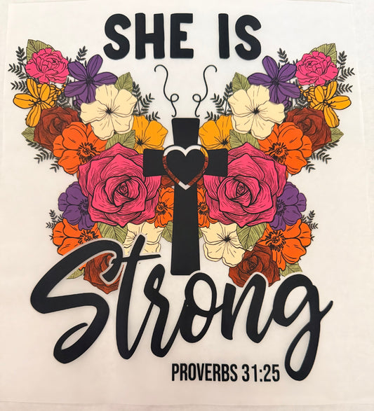 She is strong