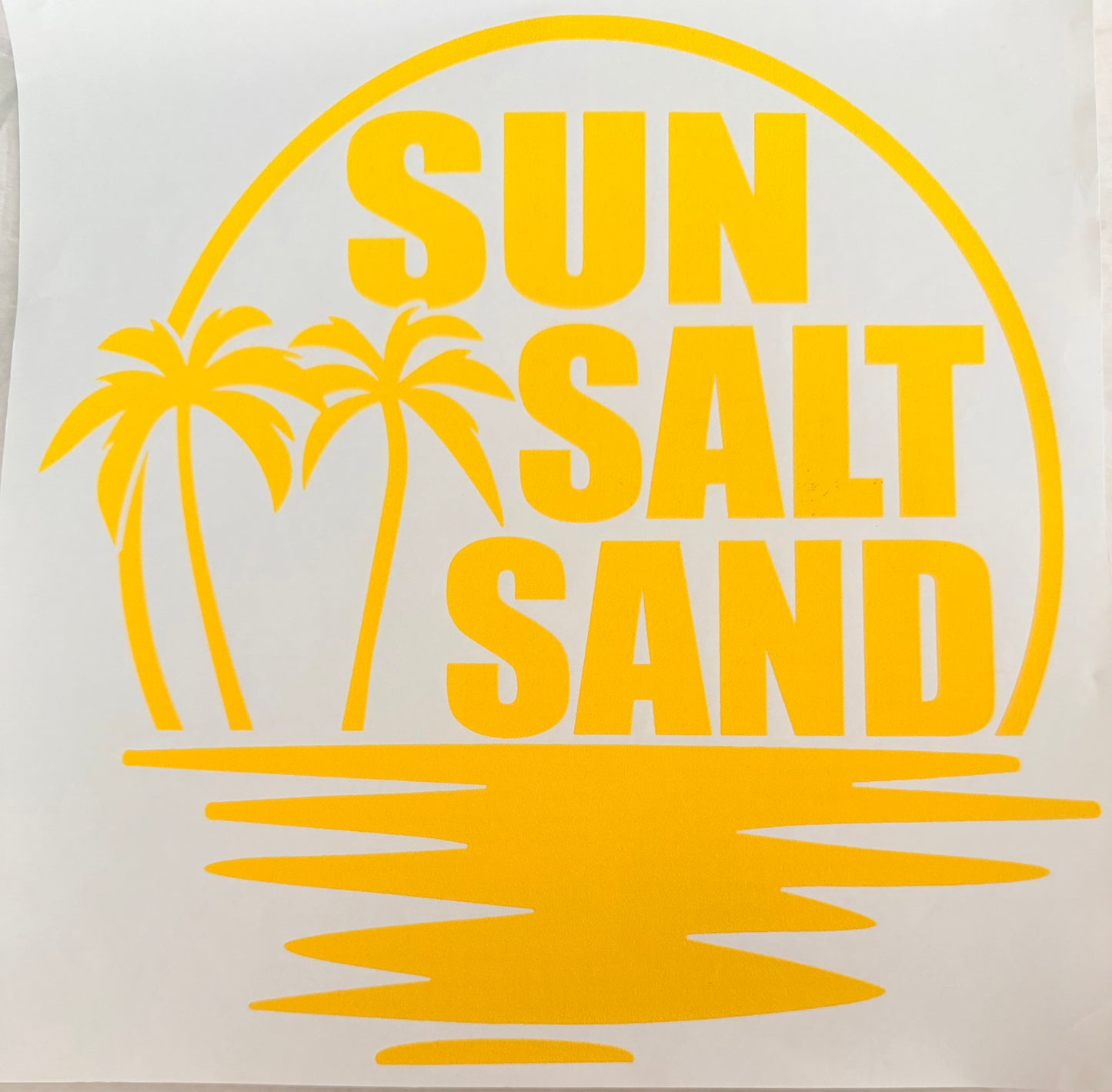 Sun salt sand