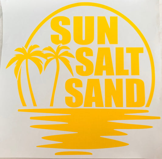 Sun salt sand
