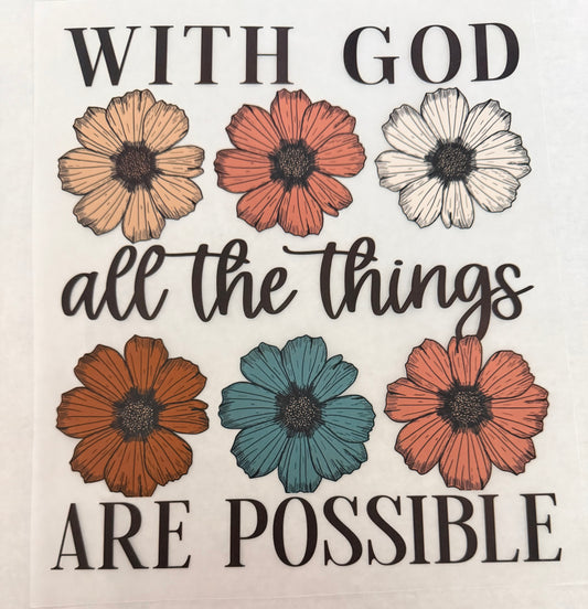 All things are possible