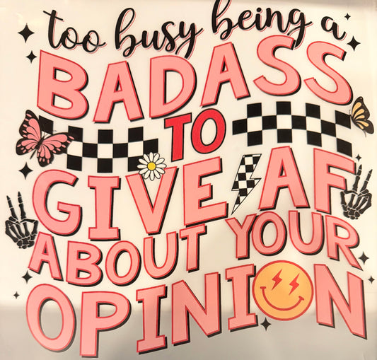 Too busy