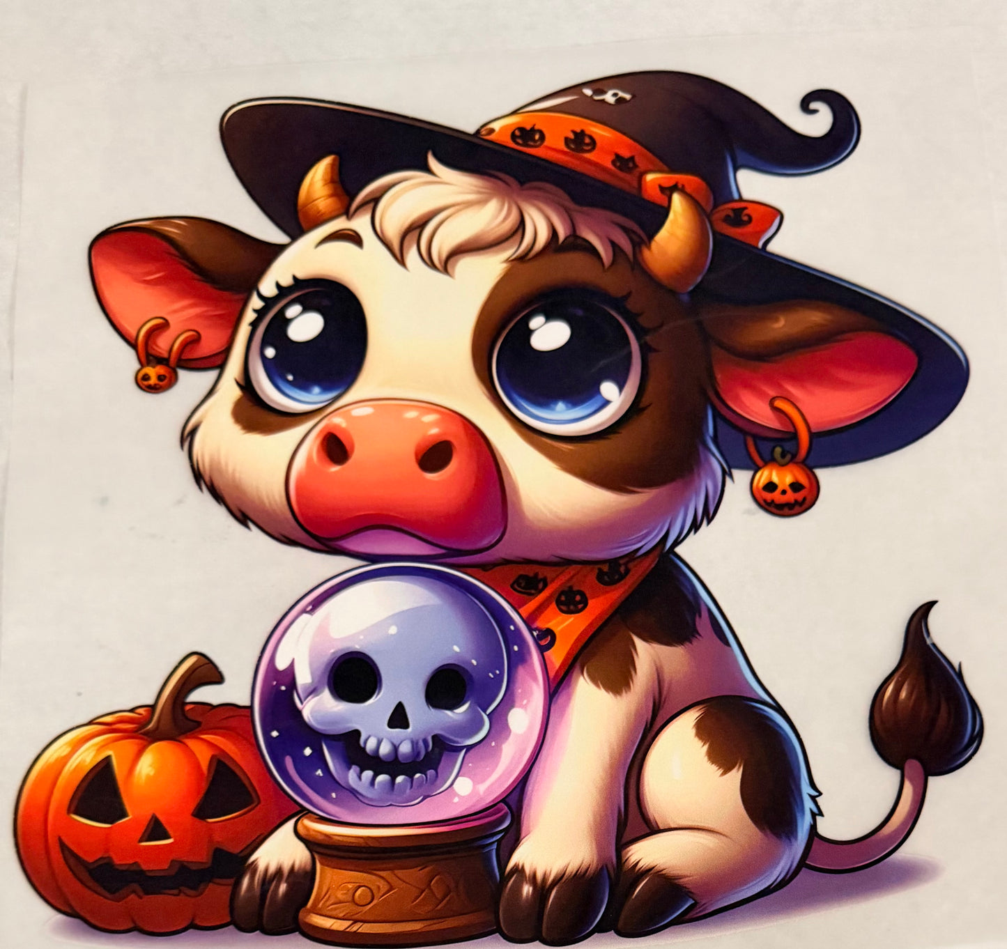 Crystal ball cow