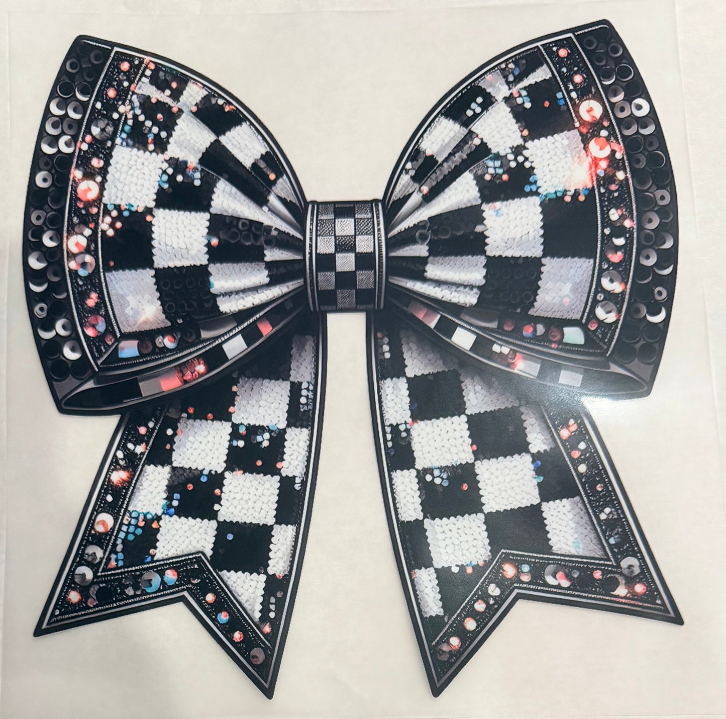 Checkered bow