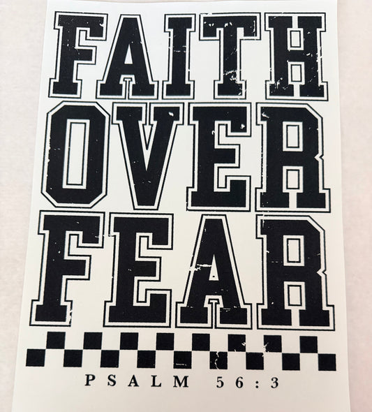 Faith over fear