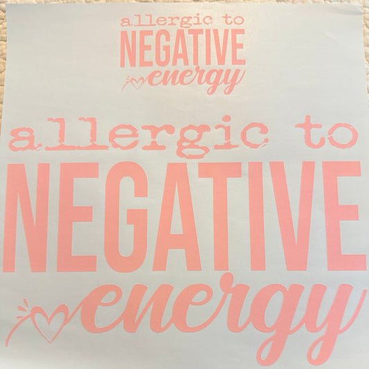 Negative energy w/pocket