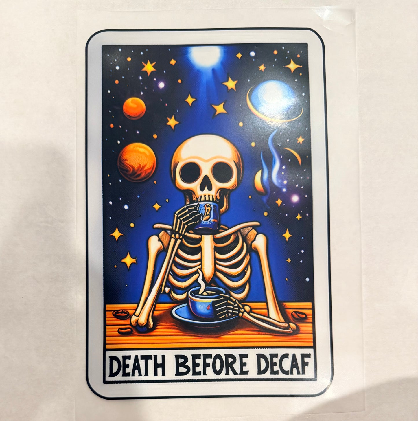 Death before decaf tarot