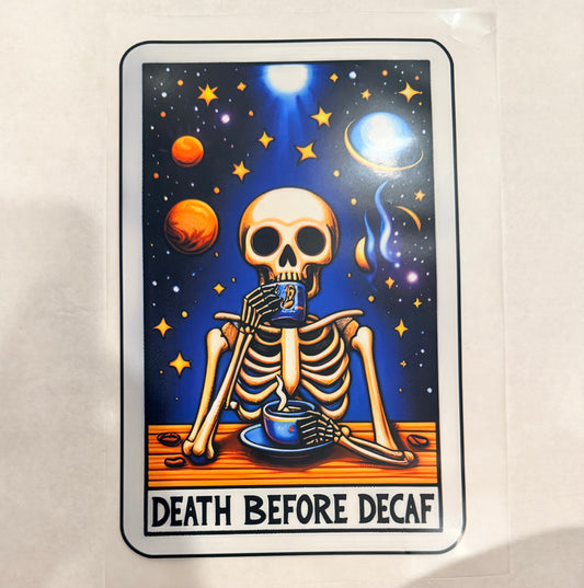 Death before decaf tarot