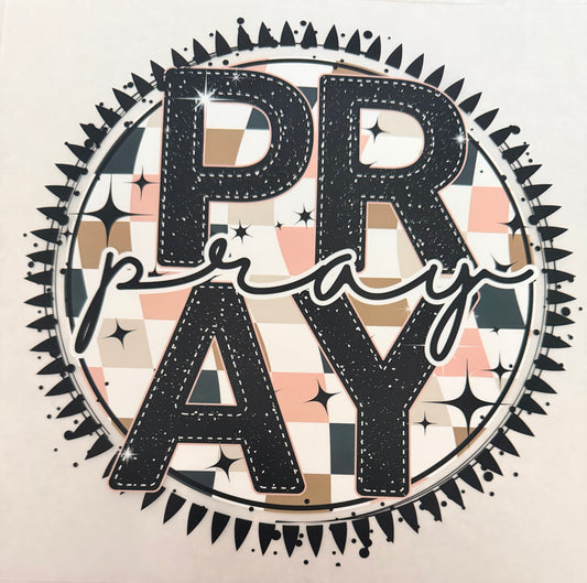 Pray checkered