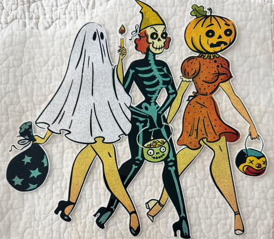 Trick or treating ghouls