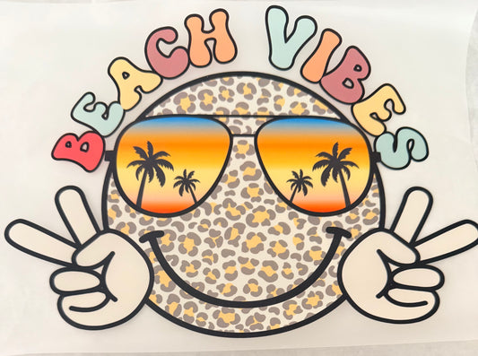 Beach vibes smiley