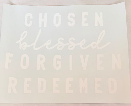 Chosen blessed