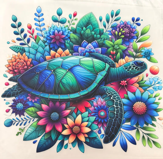 Floral turtle