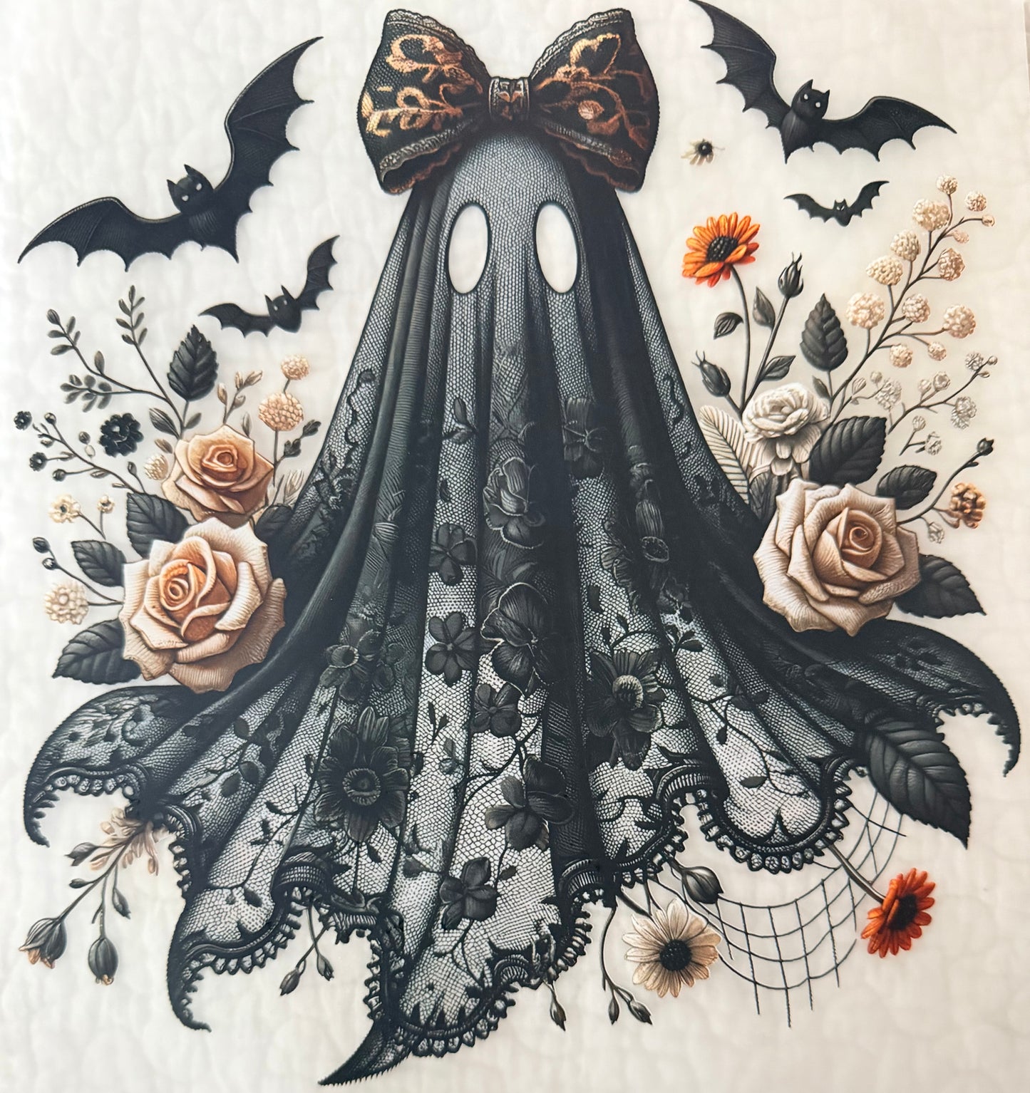 Black lace ghost