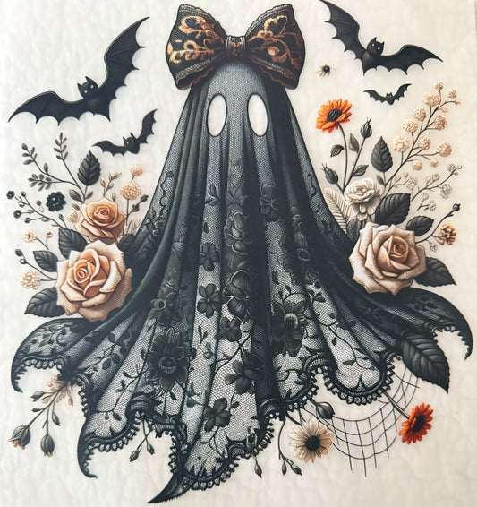 Black lace ghost