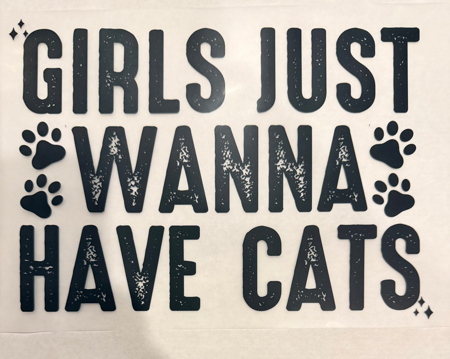 Girls just wanna have cats
