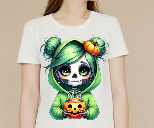 GREEN SKELLY GIRL