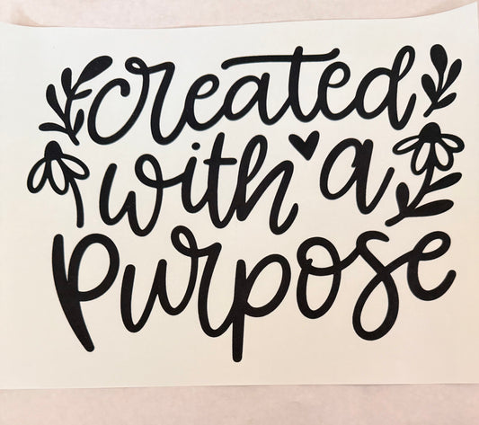 Created with a purpose
