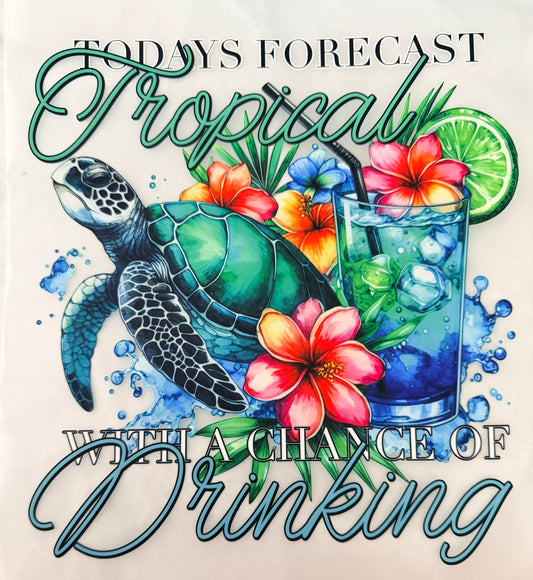 Tropical chance of drinking