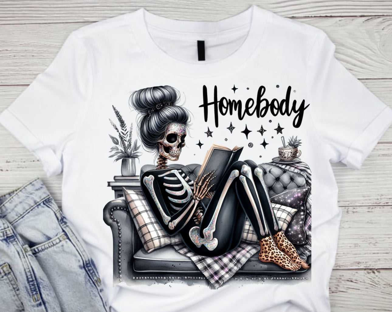 HOMEBODY GLITTER SKELLY