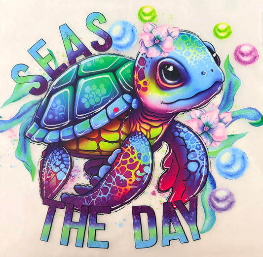 Seas the day turtle