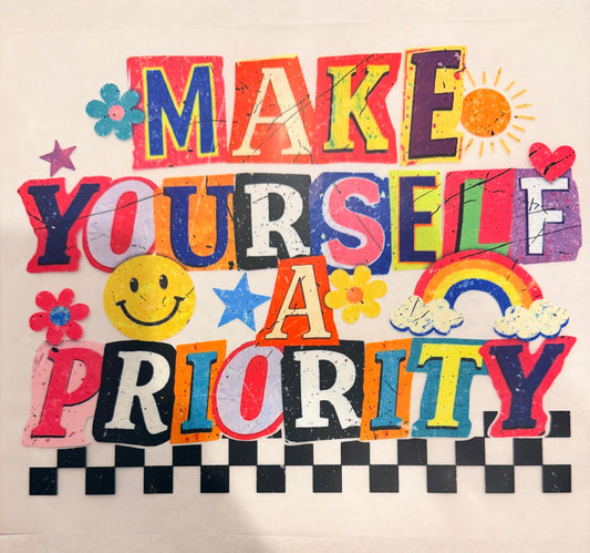 Make yourself a priority