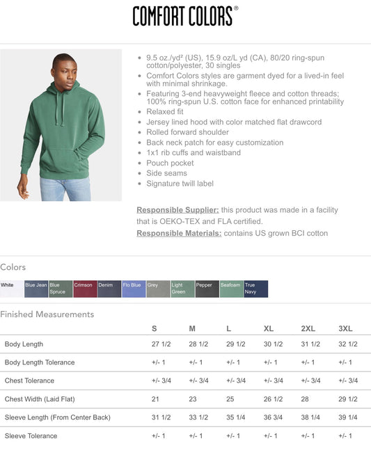 Comfort Colors Hoodies