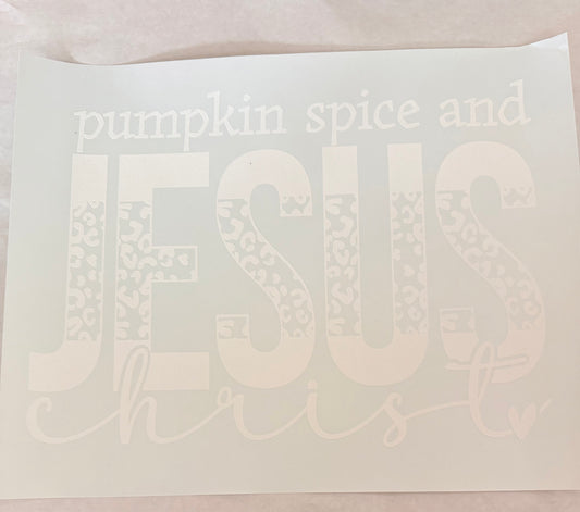 Pumpkin spice & Jesus Christ