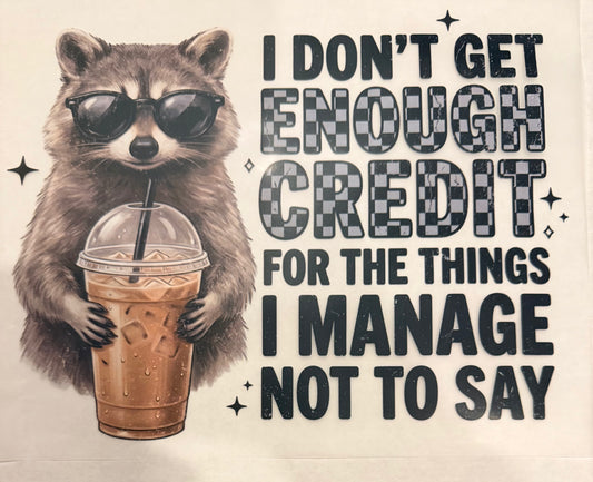 Manage not to say