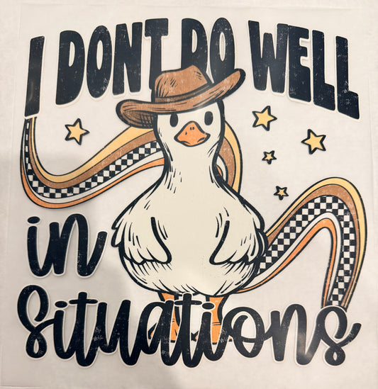 Don’t do well