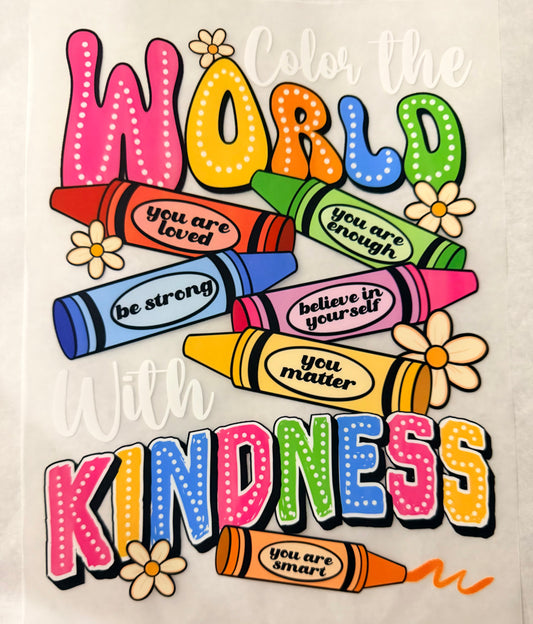 Color kindness-white text