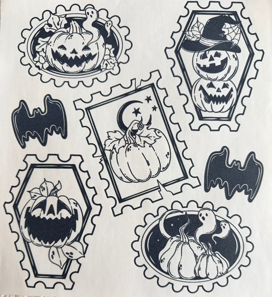Halloween stamps