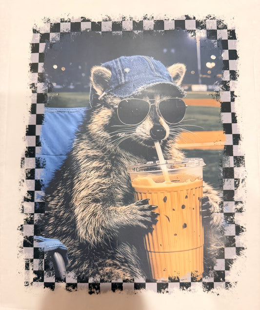 Coffee raccoon