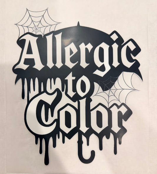 Allergic to color