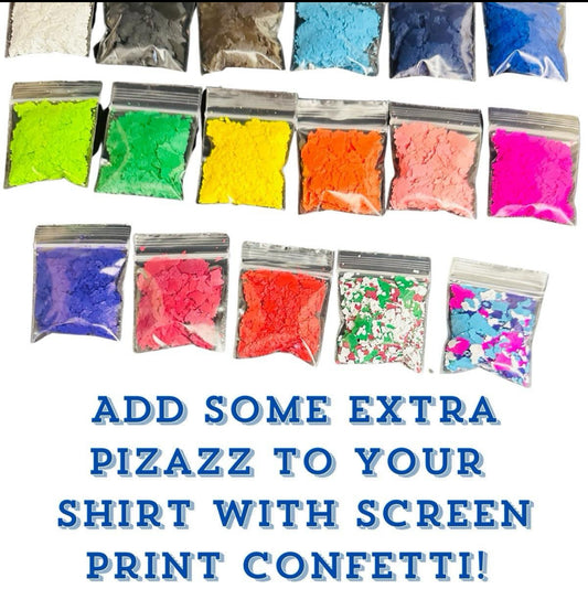 T-SHIRT CONFETTI ADD ON***APPAREL PURCHASE REQUIRED