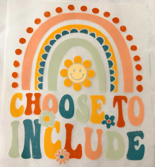 Choose to include