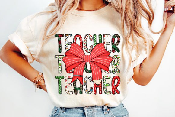 CHRISTMAS TEACHER BOW