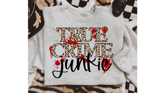 TRUE CRIME JUNKIE LEOPARD SPLATTER